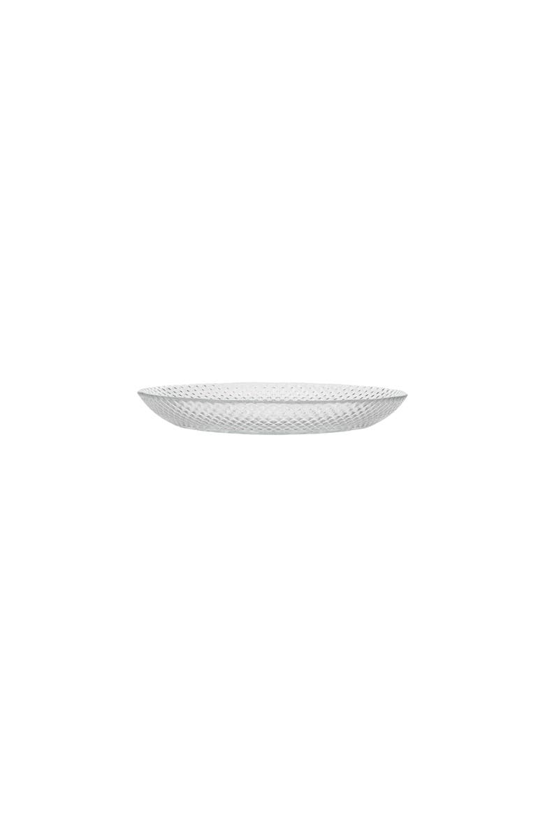 Cristal Set/6 glass appetizer plates, Alternate, color, Clear