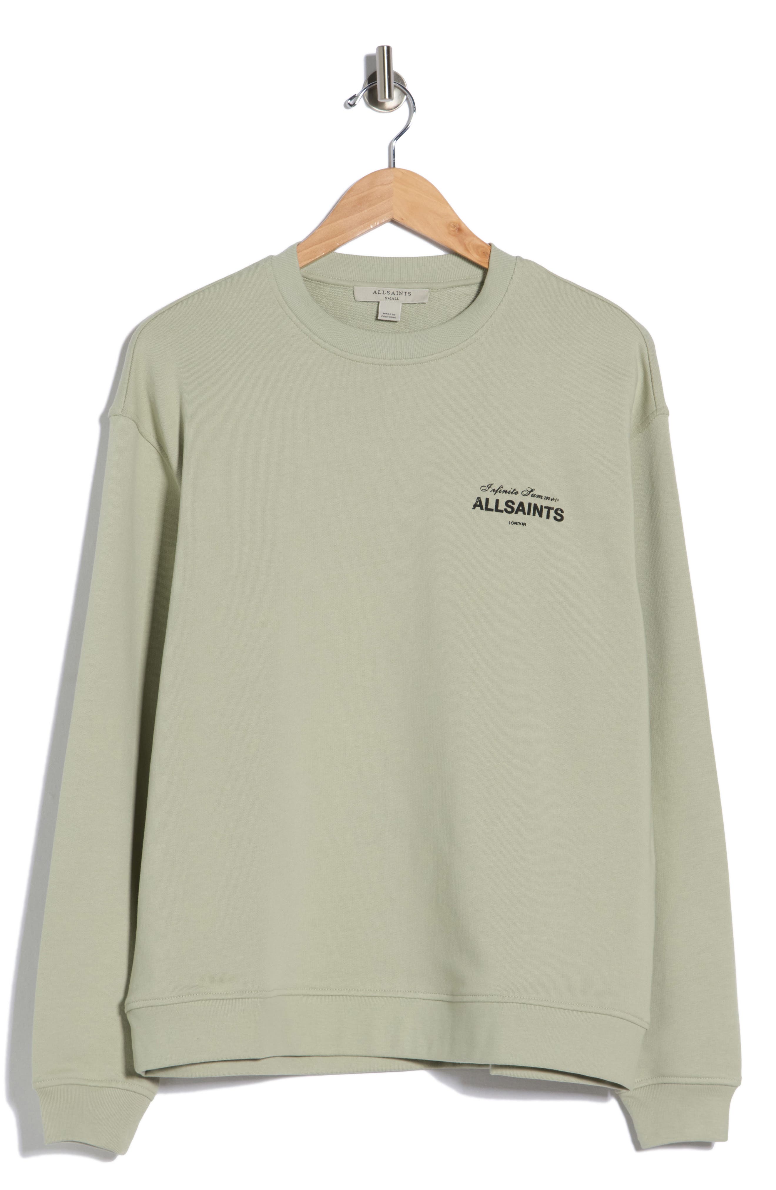 AllSaints Soleil Etta Cotton French Terry Sweatshirt