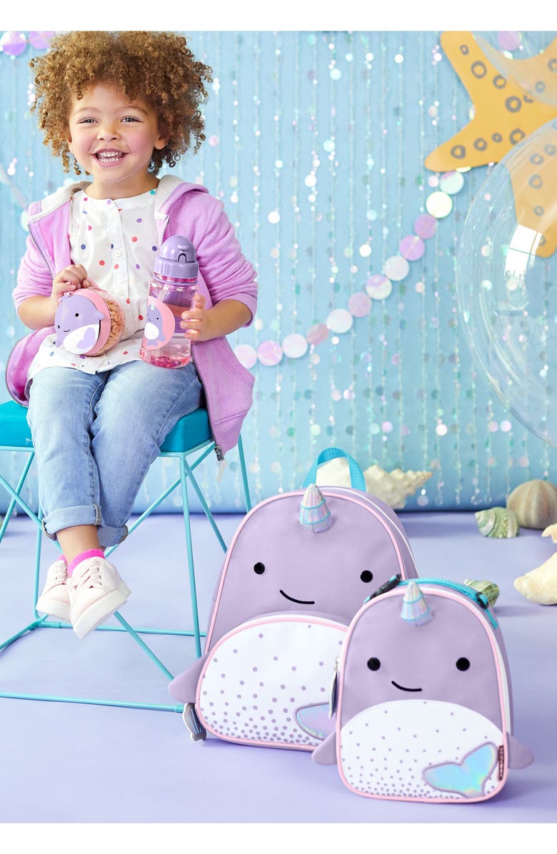 Skip Hop Zoo Lunchie - Narwhal Insulated Lunch Bag, Alternate, color,