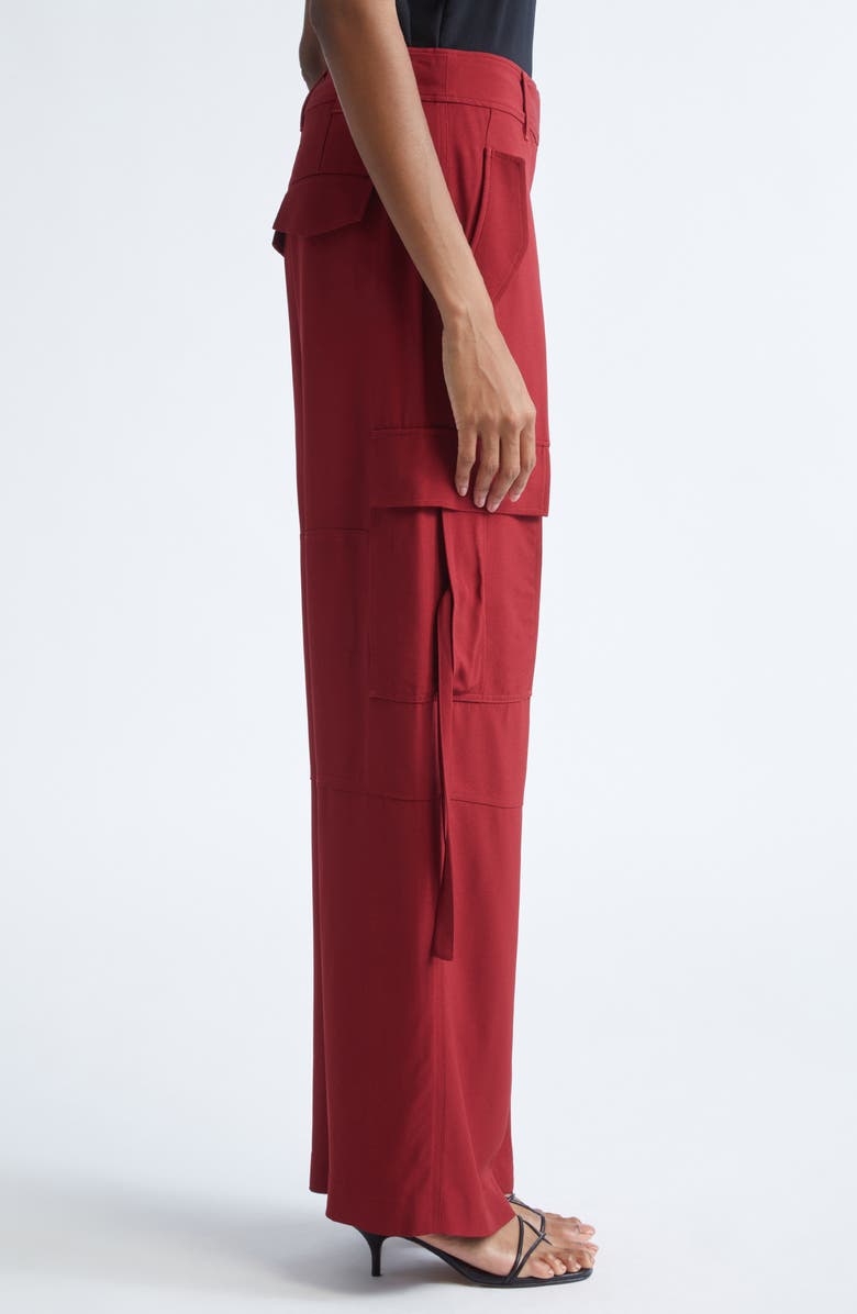 Ulla Johnson Pax Cargo Wide Leg Pants, Alternate, color, Dahlia