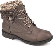 CLIFFS BY WHITE MOUNTAIN Duena Faux Shearling Lined Lace-Up Boot