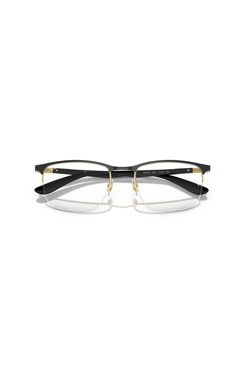 53mm Irregular optical glasses, Alternate, color, Black