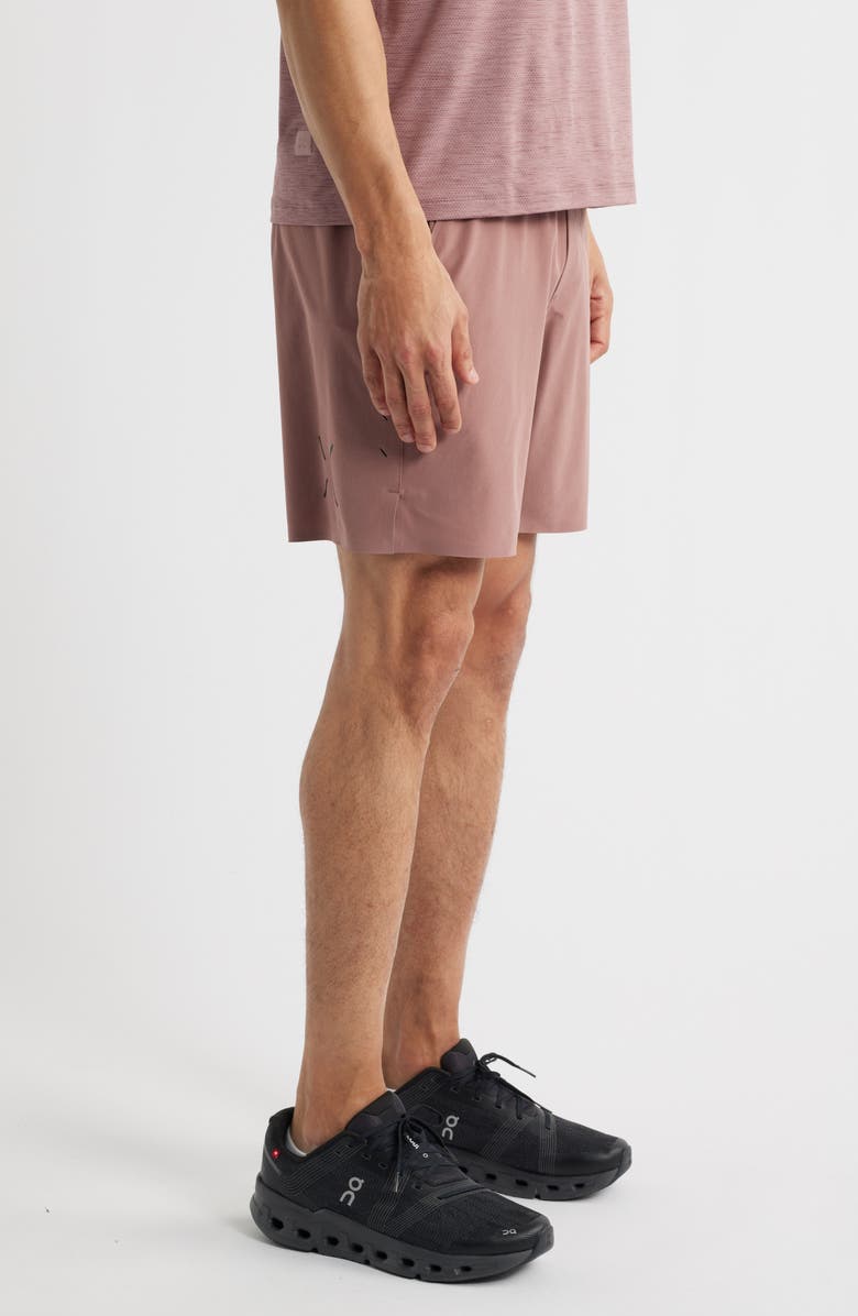 TEN THOUSAND Interval Lined Training Shorts, Alternate, color, Rose Taupe