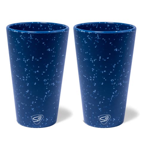 Silicone Pint Glasses 2 Pack 16oz