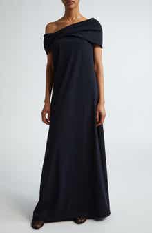 Róhe Asymmetric Off the Shoulder Dress