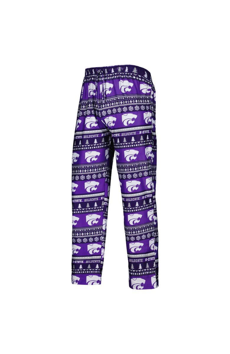 CONCEPTS SPORT Men's Concepts Sport Purple Kansas State Wildcats Swivel Long Sleeve T-Shirt & Pants Sleep Set, Alternate, color, Purple