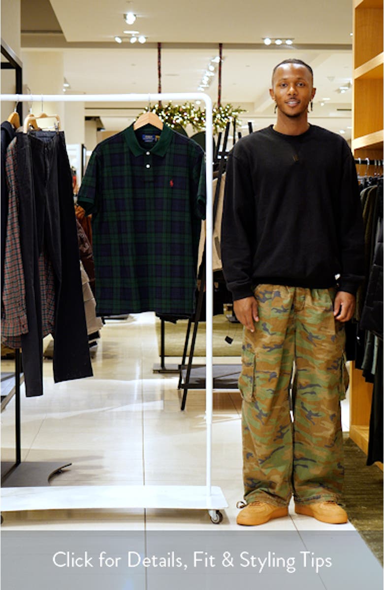 Classic Fit Palid Jacquard Cotton Polo, sales video thumbnail