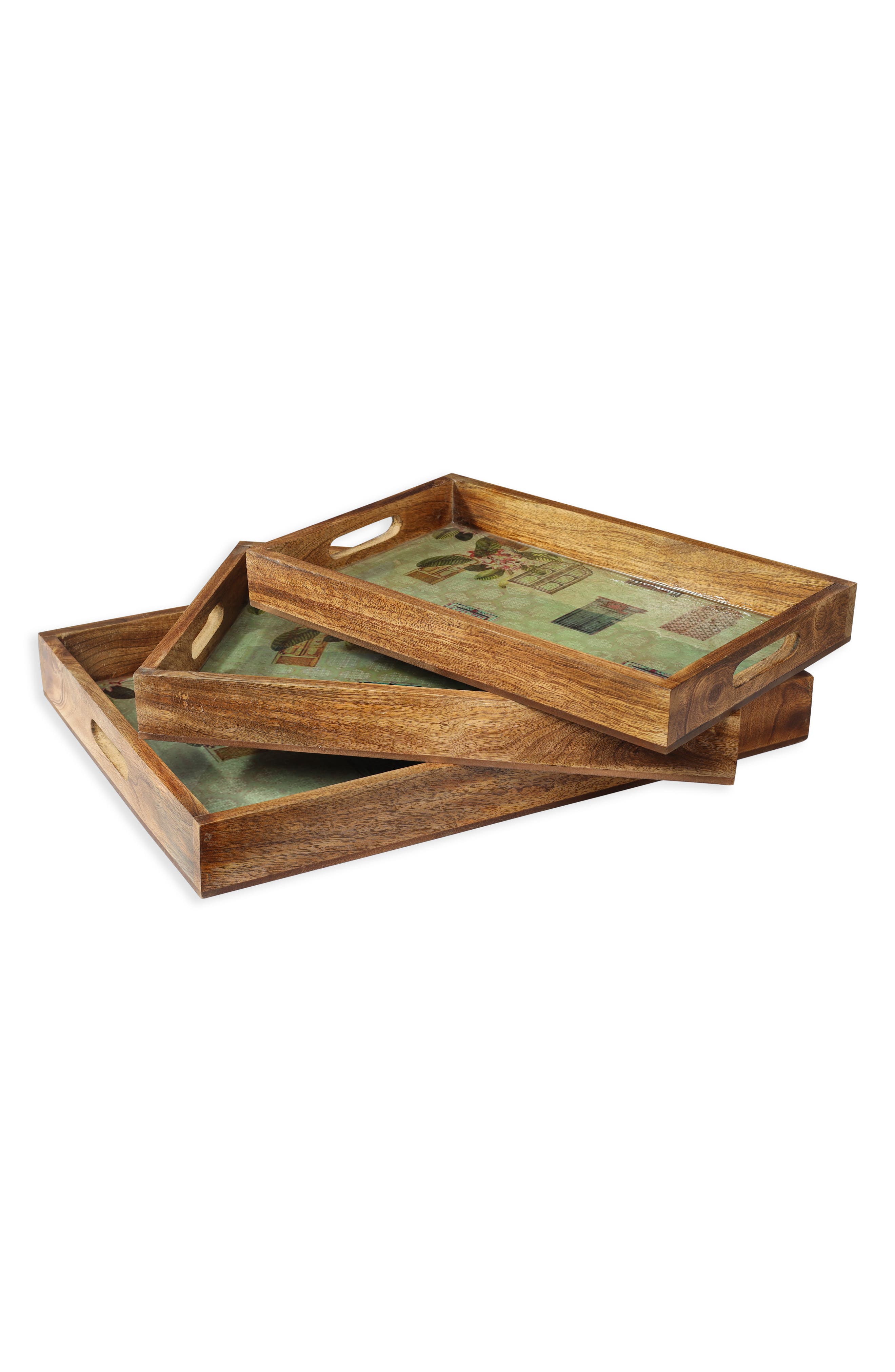 Tiramisu Sunshine Springs 3-Piece Decorative Trays