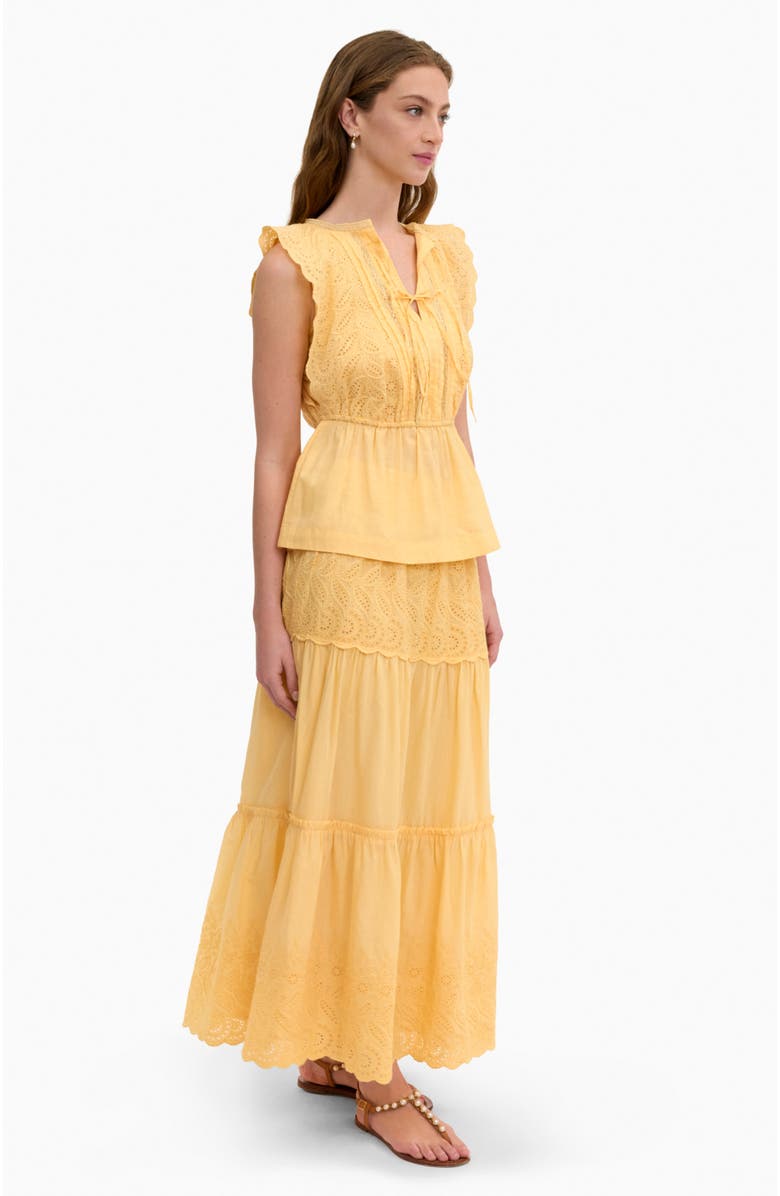 Rebecca Taylor Sabine Top, Alternate, color, Daisy Yellow