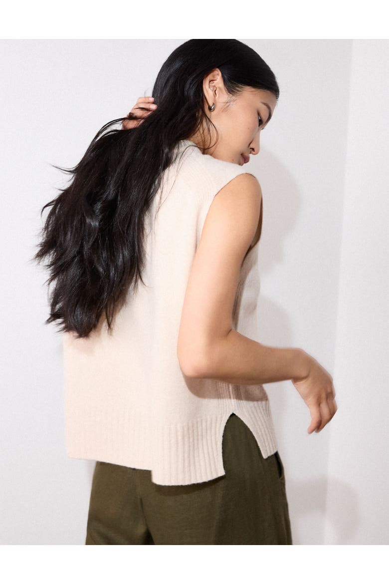 Knitted Tank, Alternate, color, Ivory
