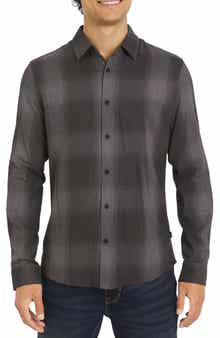 DKNY SPORTSWEAR Plaid Button-Up Shirt