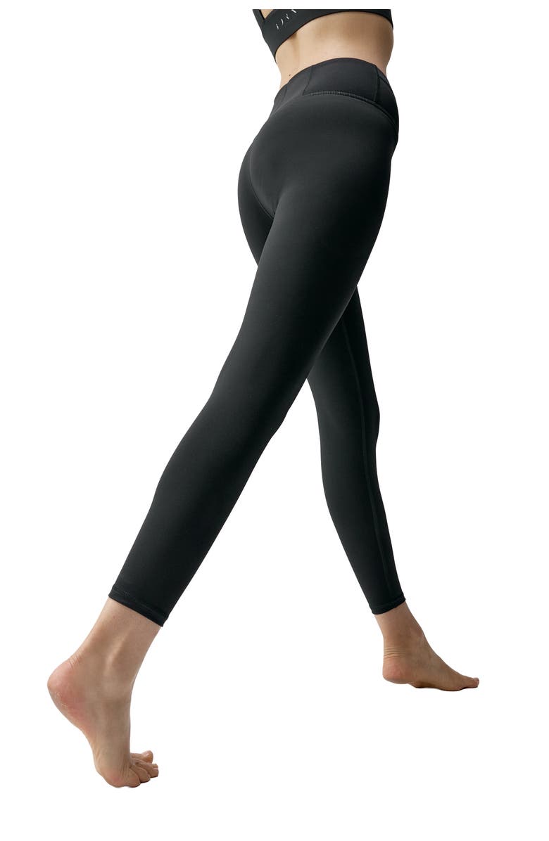 Born Living Yoga Prida 7/8 Performance Medium Rise Sport Legging, Alternate, color, Black