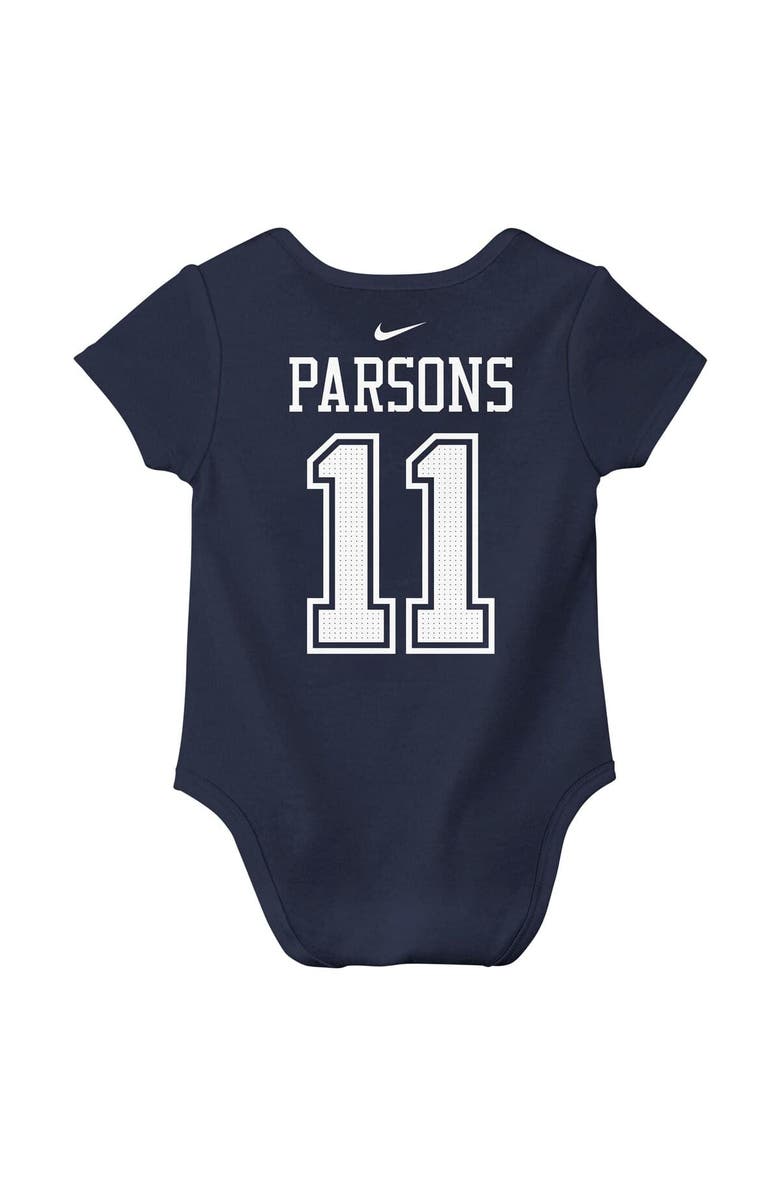 Nike Newborn & Infant Nike Micah Parsons Navy Dallas Cowboys Player Name & Number Bodysuit, Alternate, color, 
