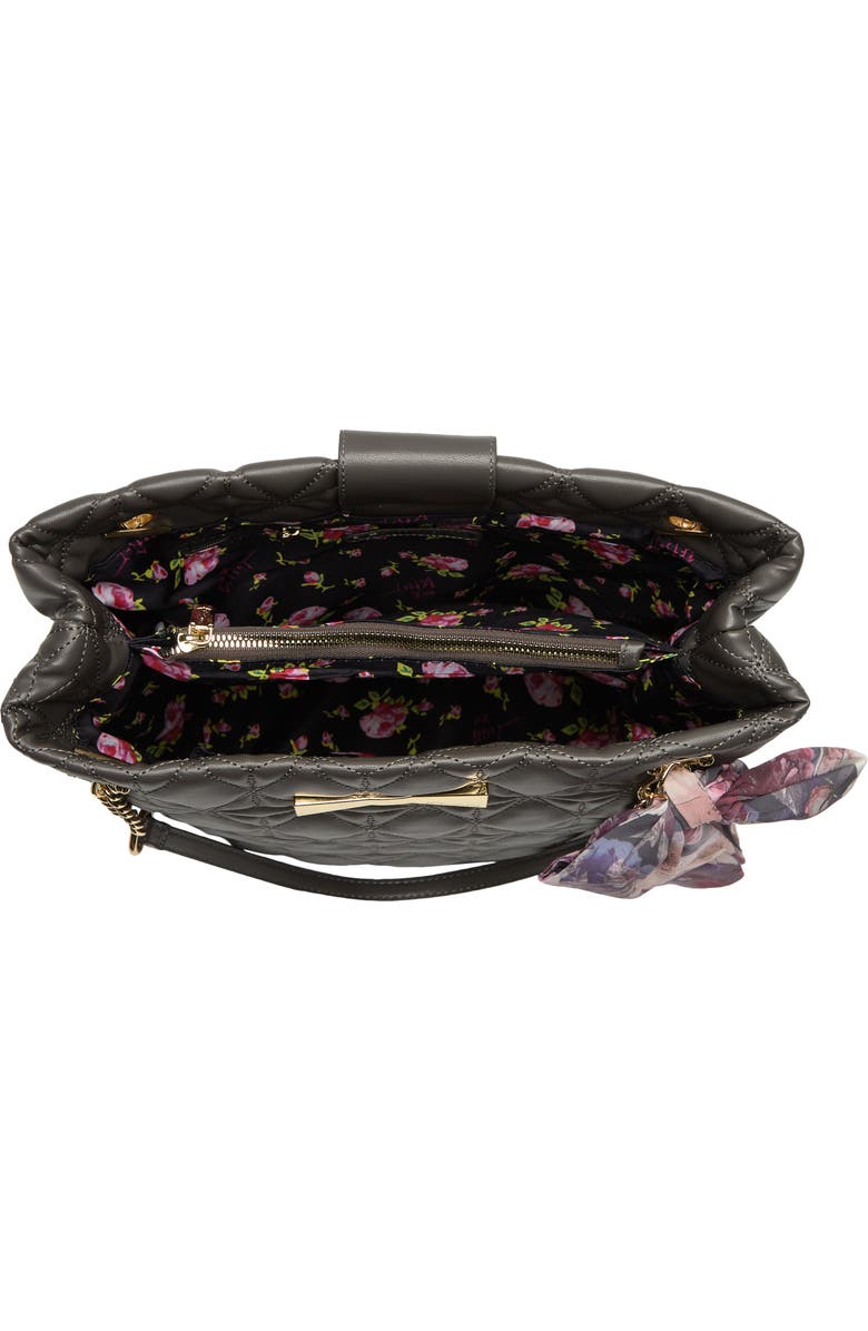 Betsey Johnson Lily Quilted Tote Bag, Alternate, color,