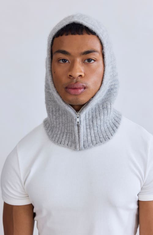 Arctic Fox & Co. Arctic Fox & Co The Alpaca Blend Zip Balaclava In Gray