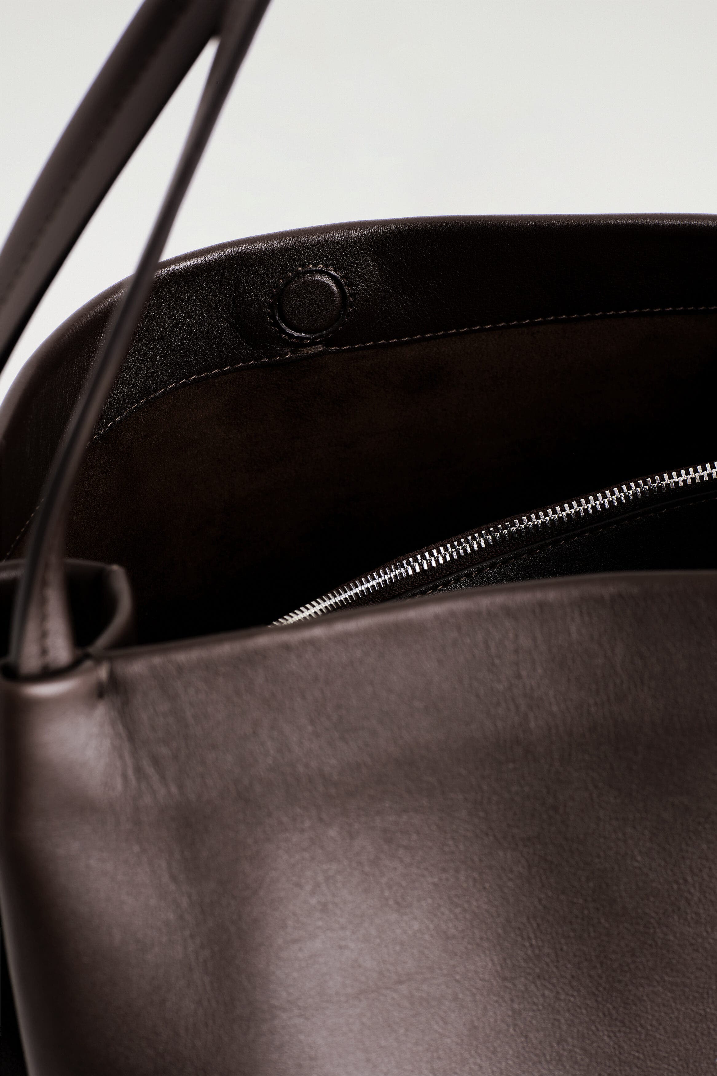 Pavilion Tote Bag - Leather, Alternate, color, BROWN