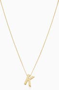 Oradina 14K Gold Love Letter Initial Necklace