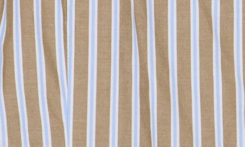 Scotch & Soda Stripe Spaghetti Strap Vest In Brown