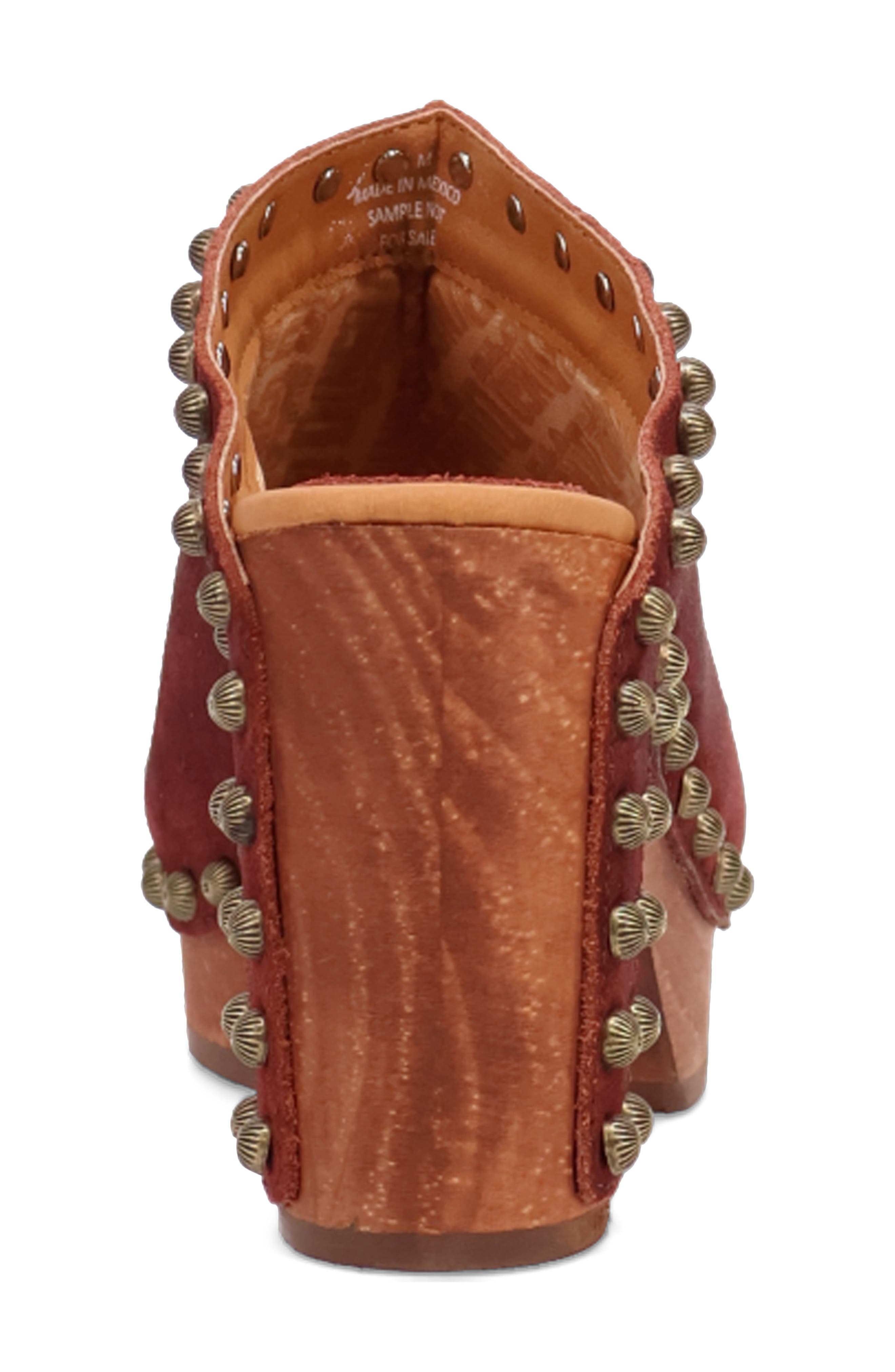 Echo Clog, Alternate, color, MERLOT