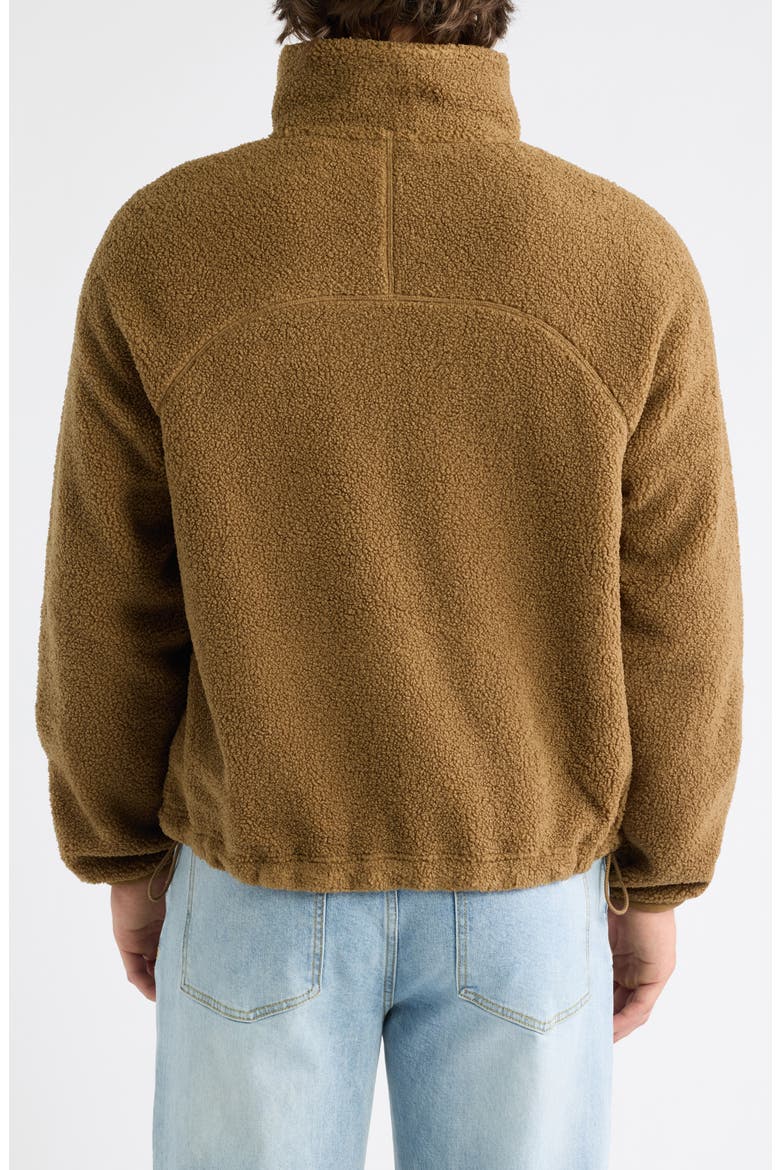 Uggbraid Full Zip Fleece Jacket, Alternate, color, COFFEE GROUNDS