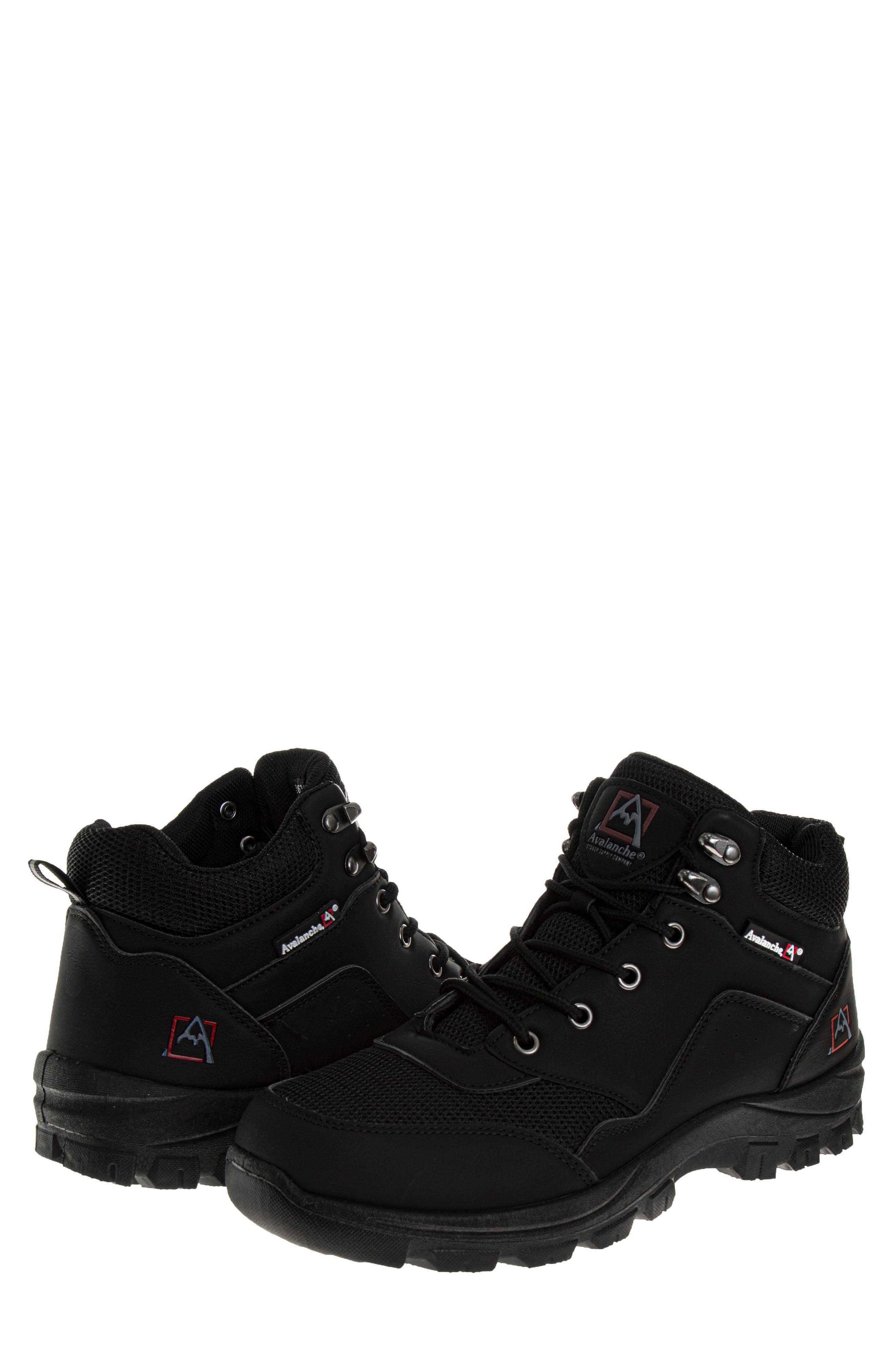 JOSMO Avalanche Rugged Hiking Shoe, Alternate, color, Black