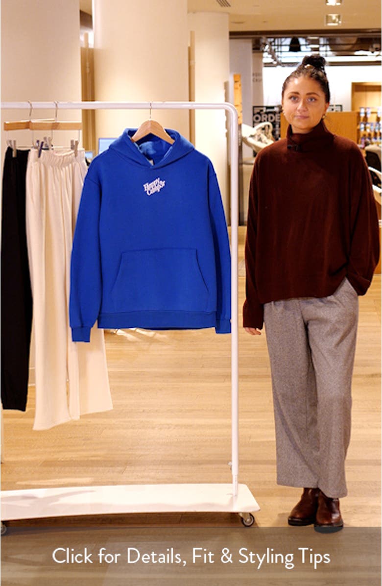 Puff Series Core Logo Cotton Blend Hoodie, sales video thumbnail