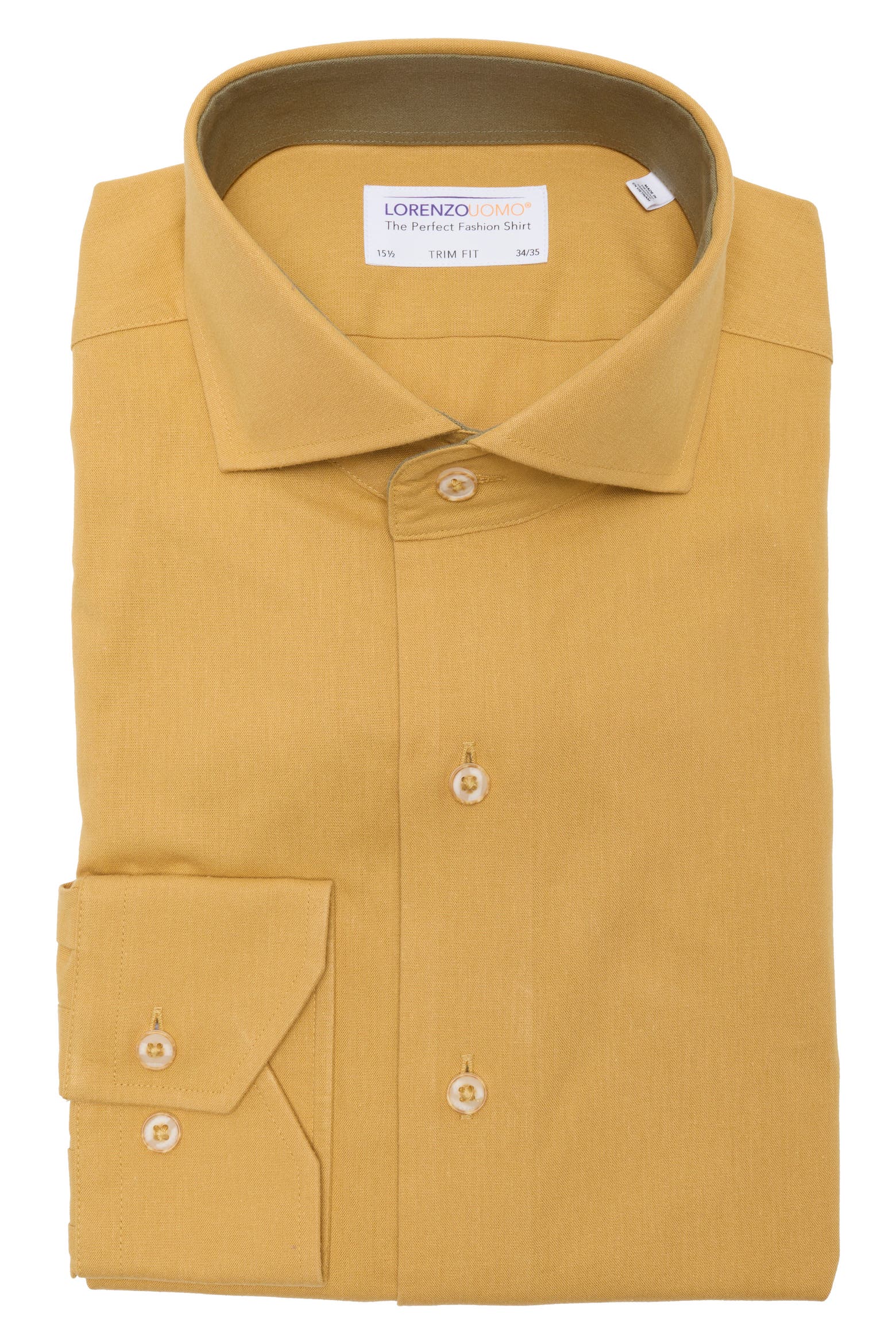 Person Solid Color Lorenzo Uomo Trim Fit Solid Dress Shirt (Men) | Nordstromrack