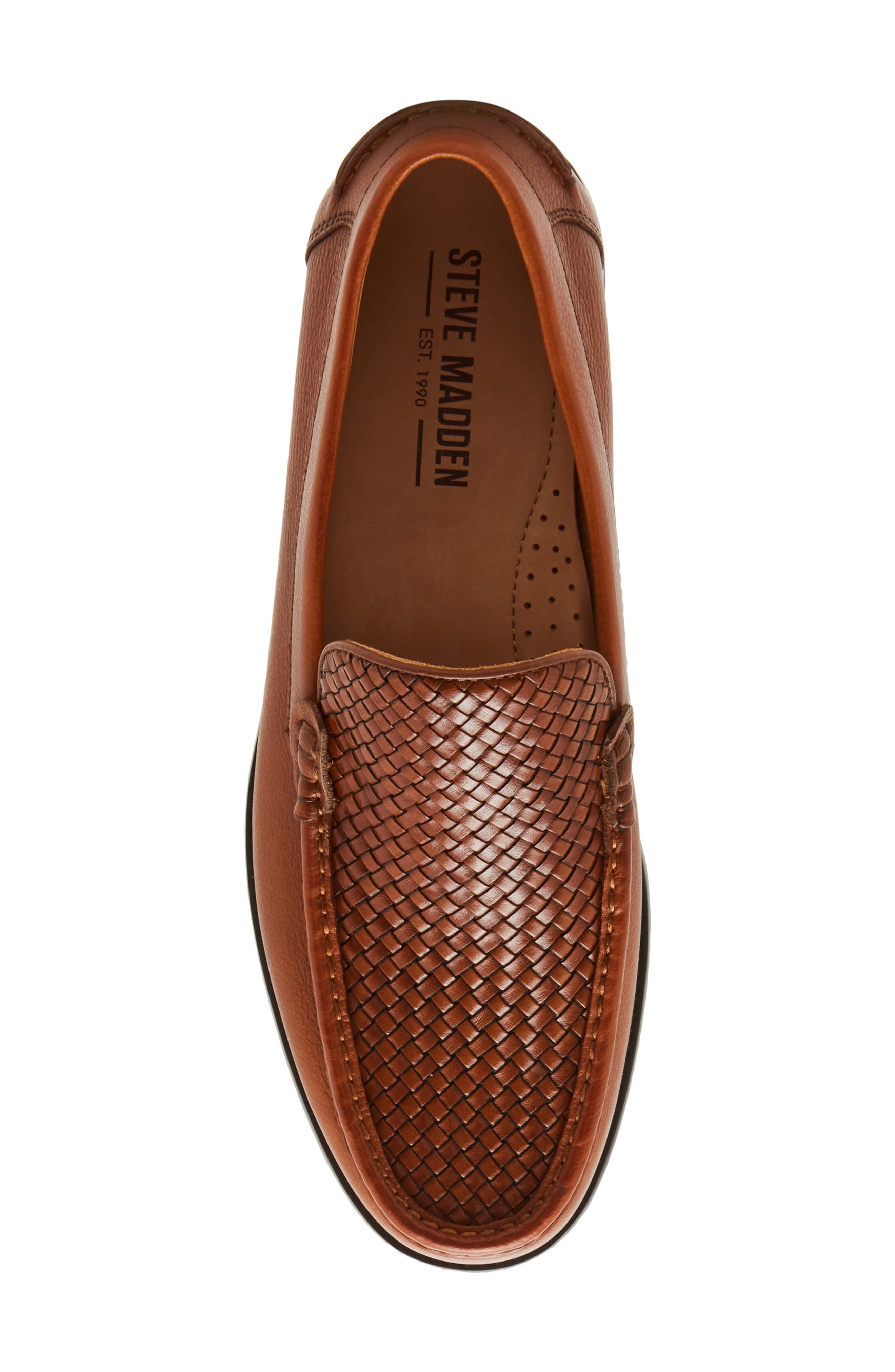 Steve Madden Akerman Woven Loafer, Alternate, color, Tan