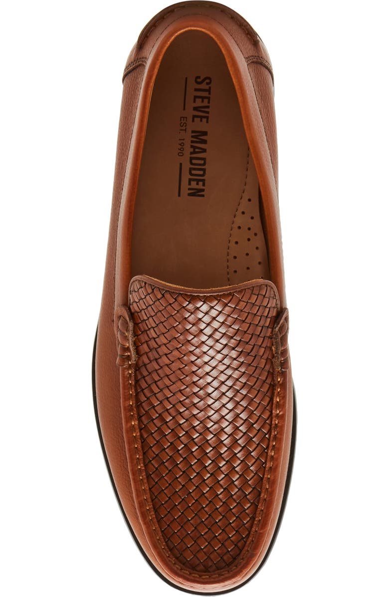 Steve Madden Akerman Woven Loafer, Alternate, color, Tan