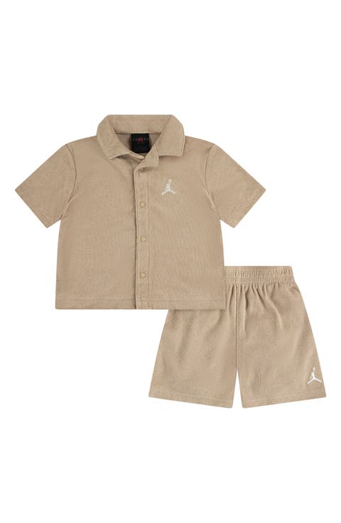 Kids' Terry Cloth Camp Shirt & Shorts Set (Toddler)