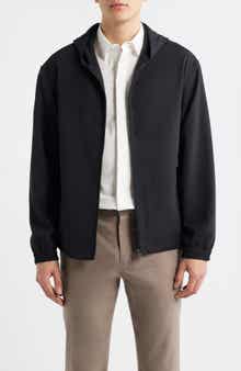 Seersucker Hooded Jacket