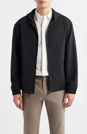 Seersucker Hooded Jacket