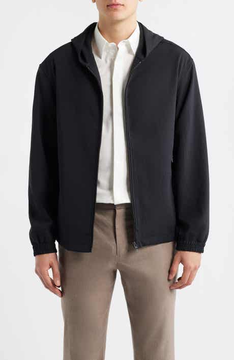 Seersucker Hooded Jacket