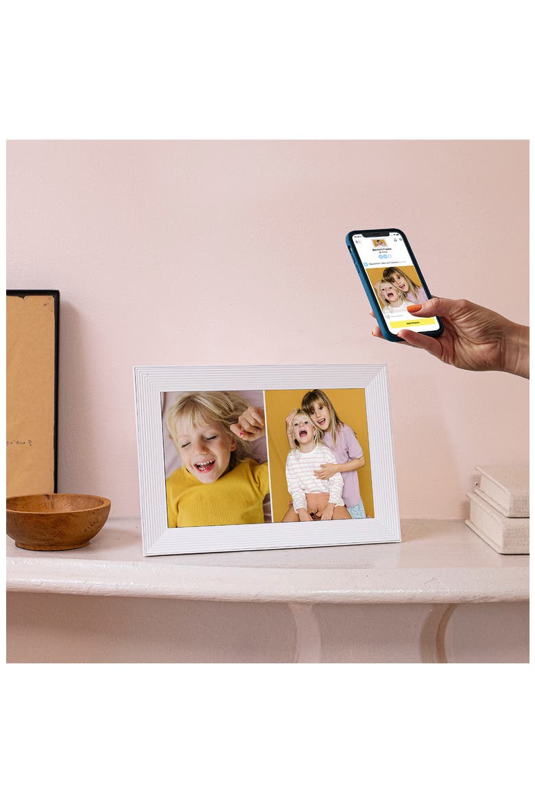 Carver 10.1 Inch Digital Picture Frame, Alternate, color, CHALK