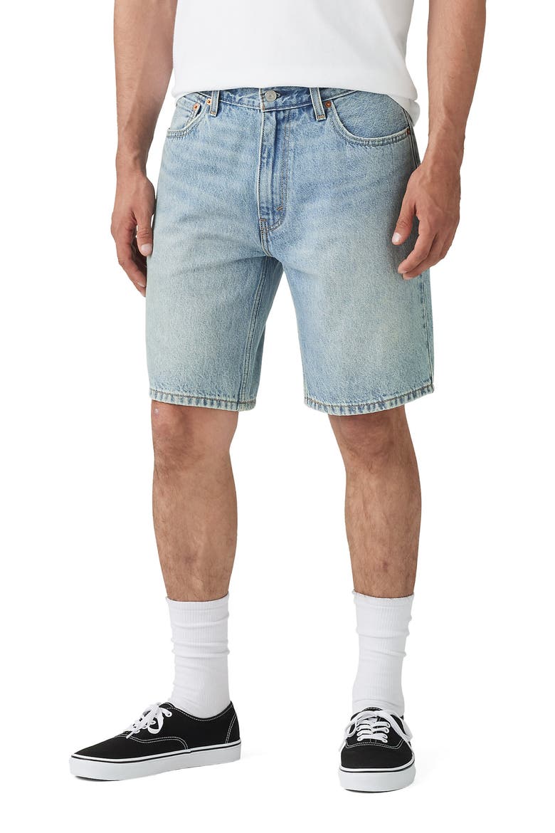 454 Relaxed Denim Shorts, Main, color, MY BEST ALBUM SHORTS