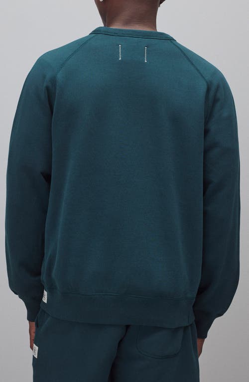 Reigning Champ Midweight Terry Standard Crewneck Sweatshirt In Blue