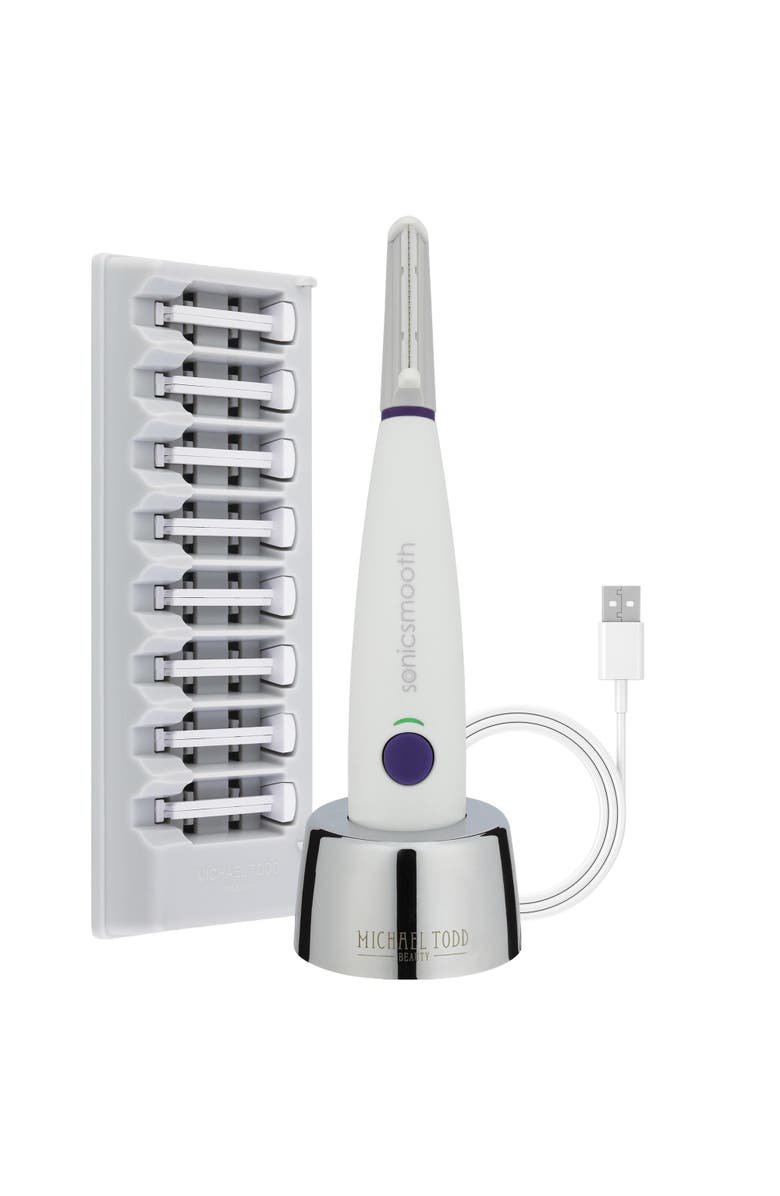 MICHAEL TODD BEAUTY Sonicsmooth At-home Sonic Dermaplaning System, Alternate, color, Reflects All Light Fully.