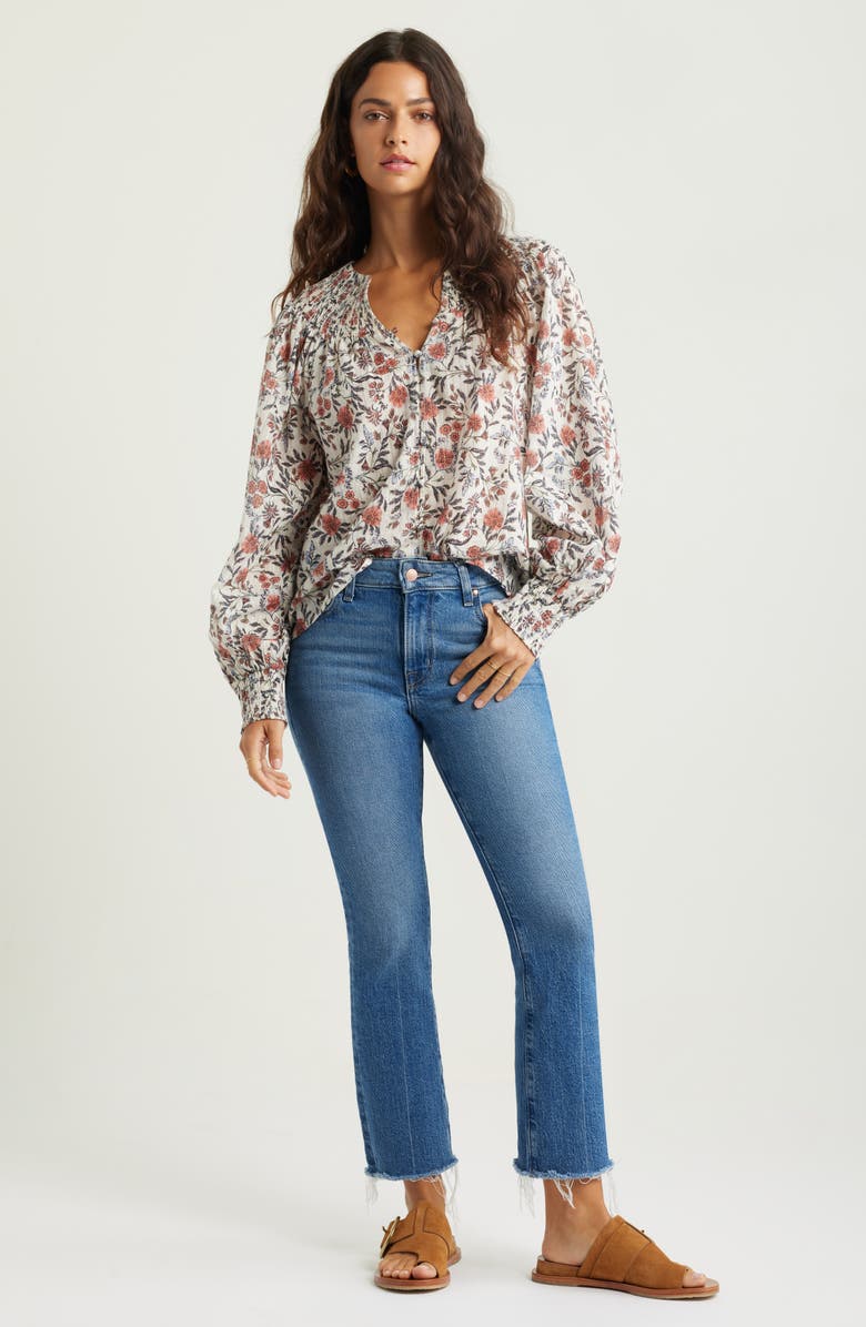 Treasure & Bond Kick Flare Jeans, Alternate, color, Medium Wash