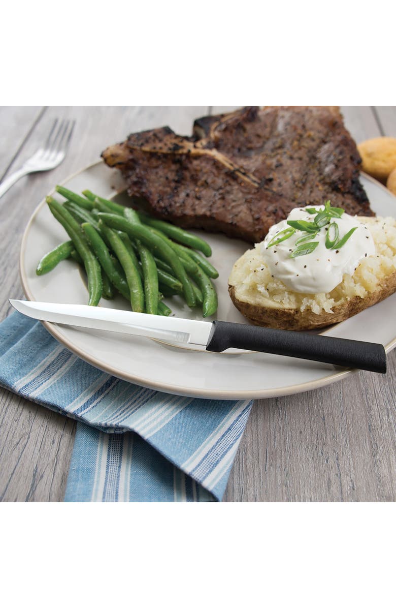 Rada Cutlery 4.875-Inch Utility/Steak Knife, Alternate, color, Black