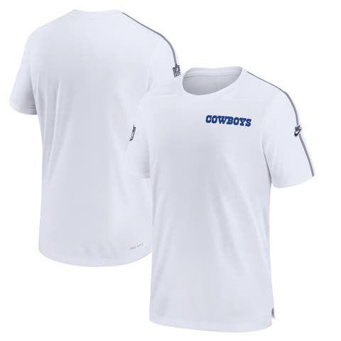 Men's Nike White Dallas Cowboys 2024 Sideline Coach UV Performance T-Shirt