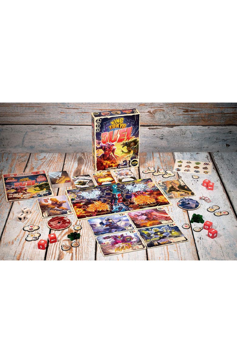 IELLO King Of Tokyo Duel Twoplayer Board Game,Ages 8+, Alternate, color, Multicolored