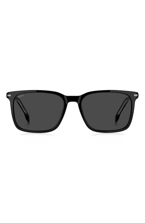 55mm Rectangular Sunglasses