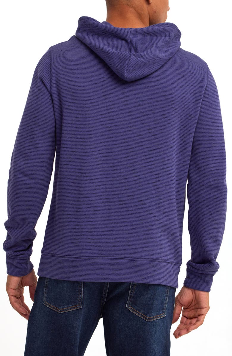 Threads 4 Thought Nico Stripe French Terry Hoodie, Alternate, color, Starling / Stargazer