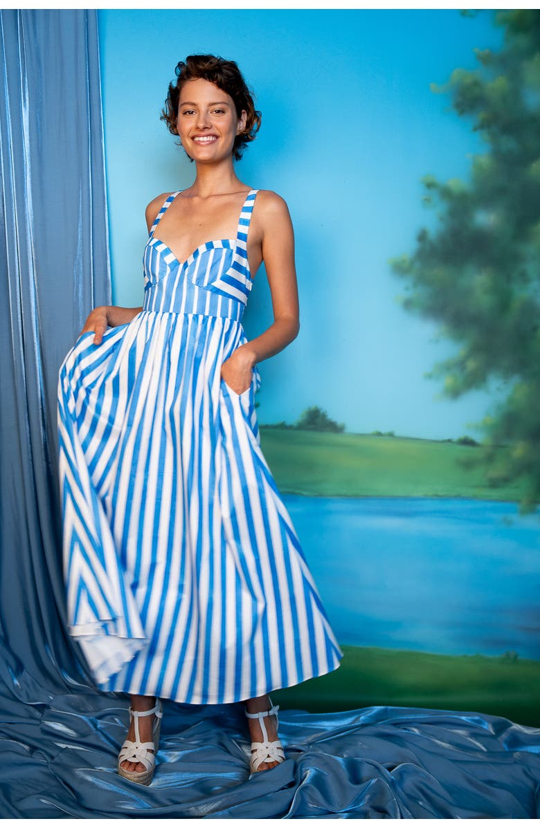 RACHEL ANTONOFF Victoria Dress, Alternate, color, Painted Over Mix