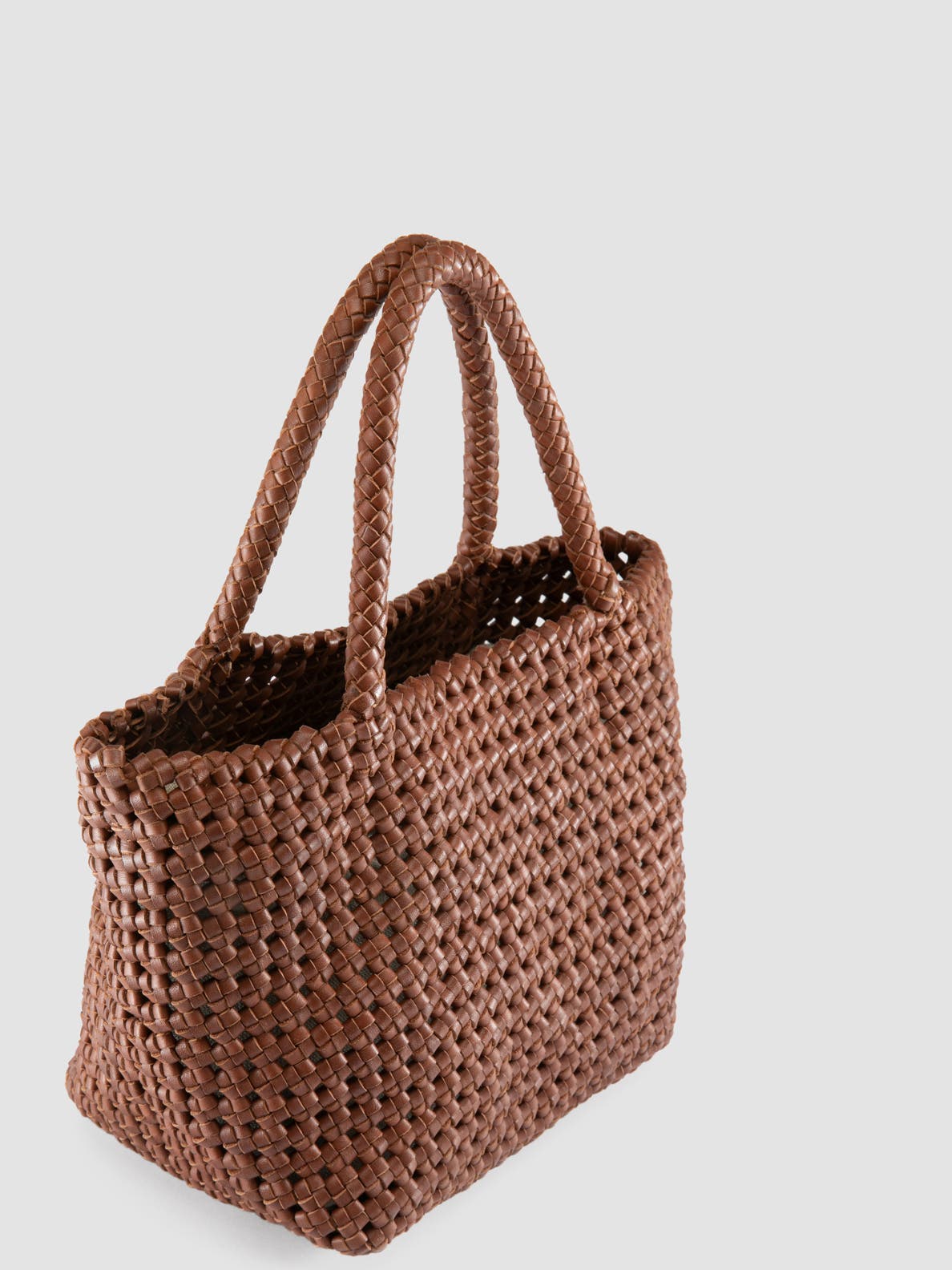 Vicky 001 Hand-Woven Mini Bag, Alternate, color, Light Brown