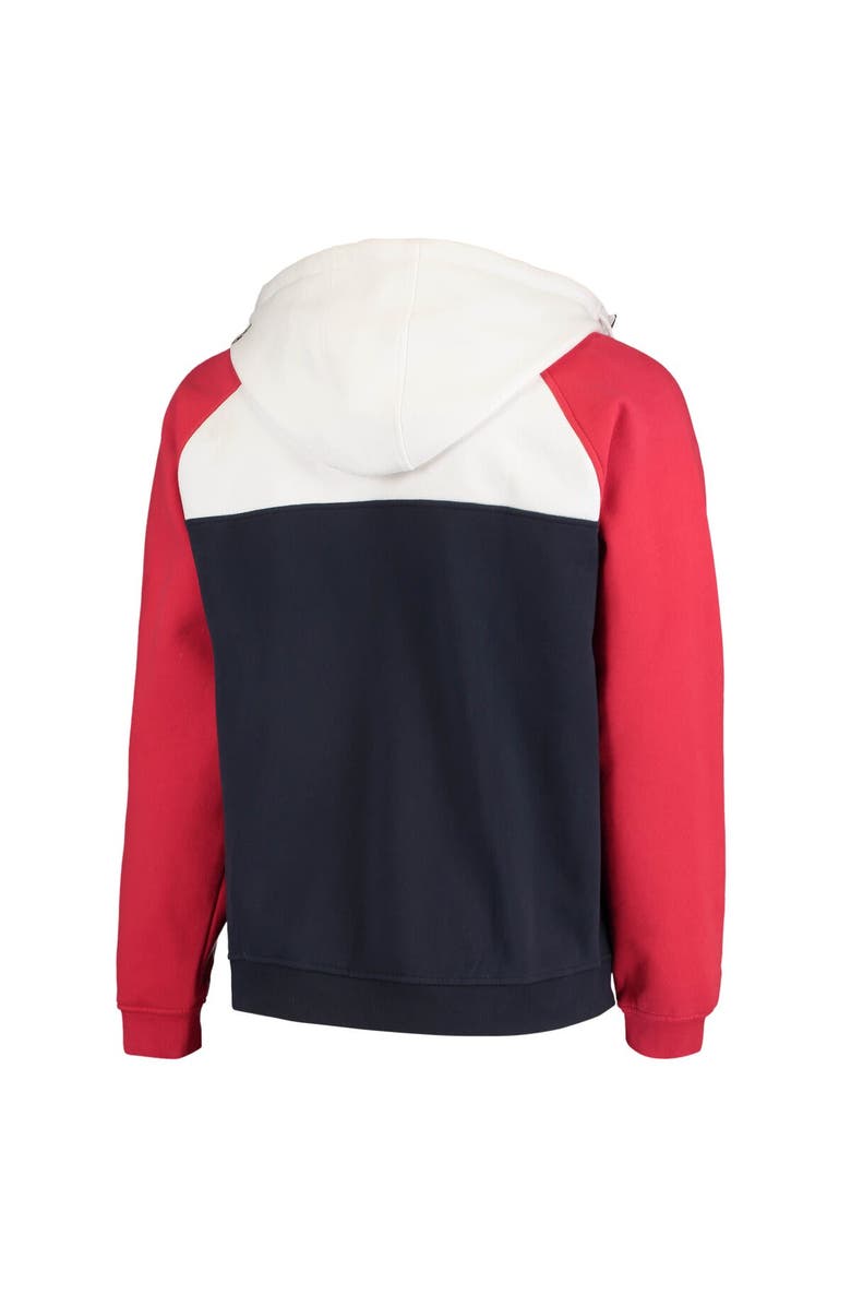 New Era Men's New Era Navy/White Houston Texans Gametime Quarter-Zip Hoodie Jacket, Alternate, color, 