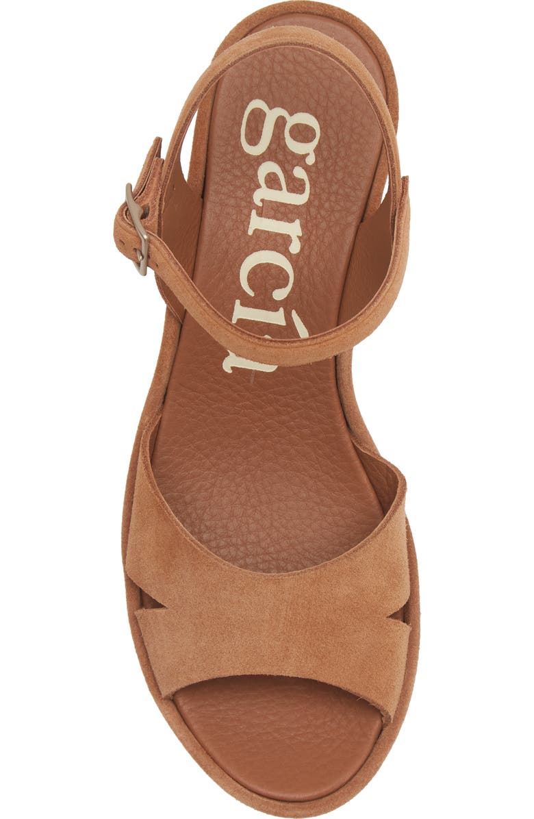 Pedro Garcia <p>Dido Suede Ankle Strap Sandal (Women)</p>, Alternate, color, Adobe Castoro