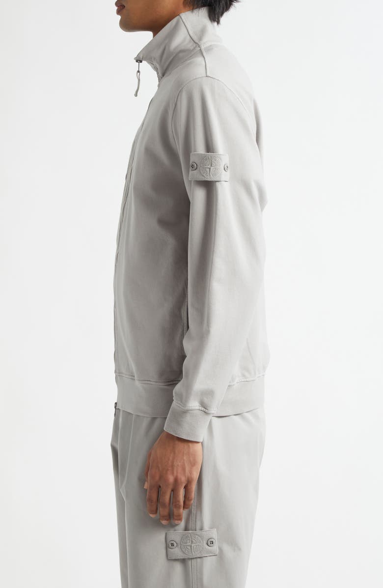 Stone Island Compass Logo Patch Zip-Up Cardigan, Alternate, color, 