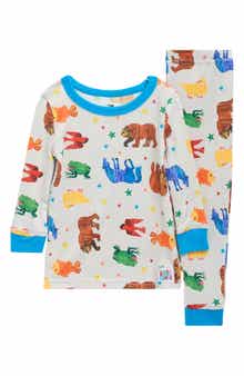 Kids' Eric Carle Brown Bear Two-Piece Fitted Pajamas