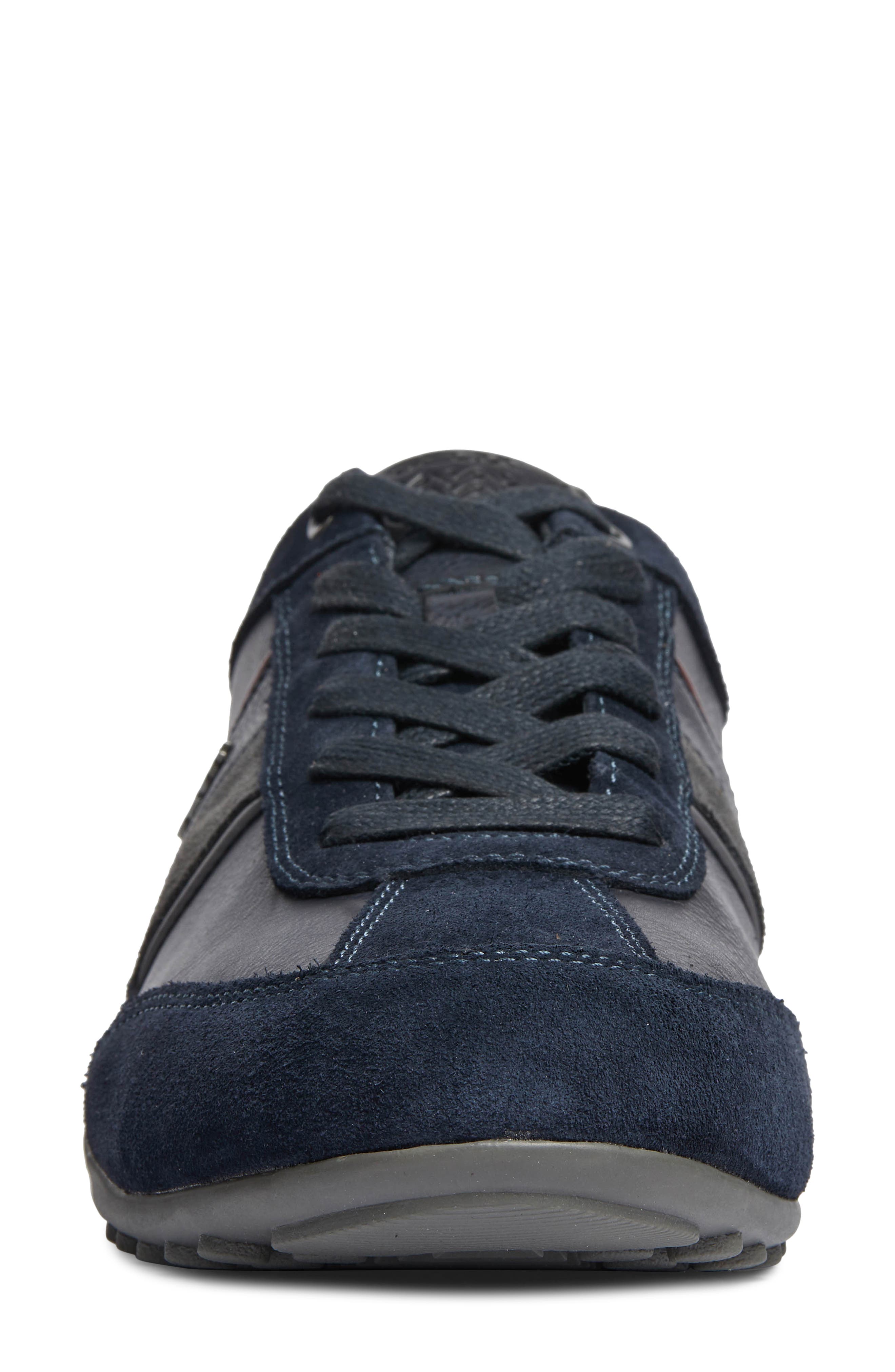 Geox Wells Sneaker, Alternate, color, Navy/ Dk Burgundy